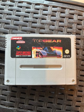Top Gear Super Nintendo PAL Version