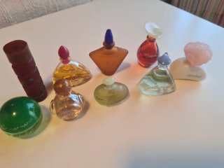 9 Miniaturas de Perfumes Colección Vintage