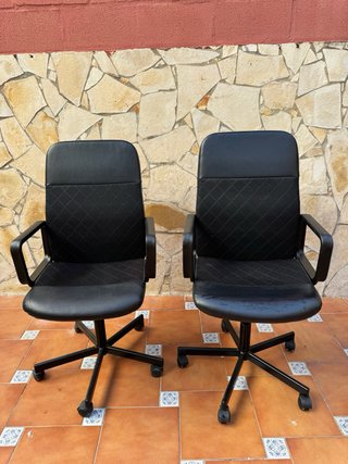 Silla giratoria escritorio Bomstad negro