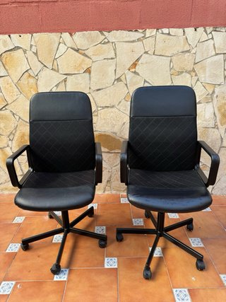 Silla giratoria escritorio Bomstad negro