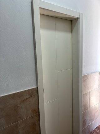 Puerta corredera blanca 72cm