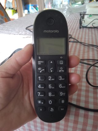 Teléfono Inalámbrico Motorola Negro