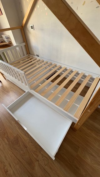 Cama Montessori Cabaña Madera 90x190