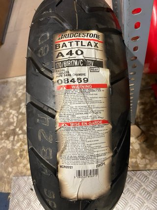 Bridgestone Battlax A40 70/60R17M/C 72V