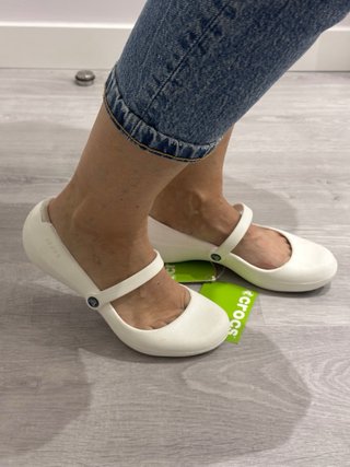 Merceditas Crocs Blancas Talla 37-38