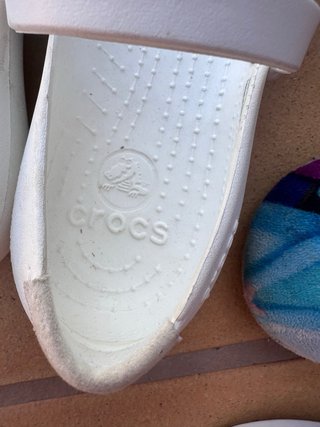 Merceditas Crocs Blancas Talla 37-38