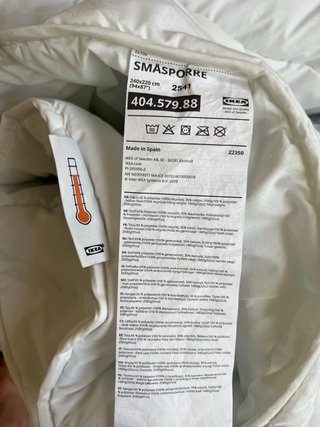 Edredón IKEA SMÅSPORRE 240x220