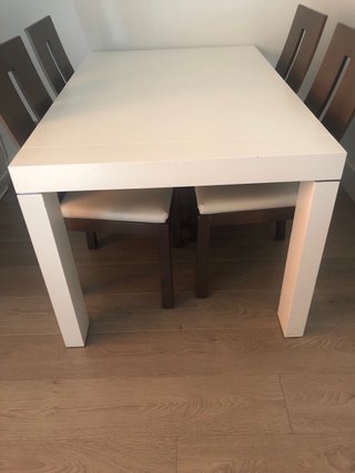 4 sillas mesa comedor (solo incluye las sillas)