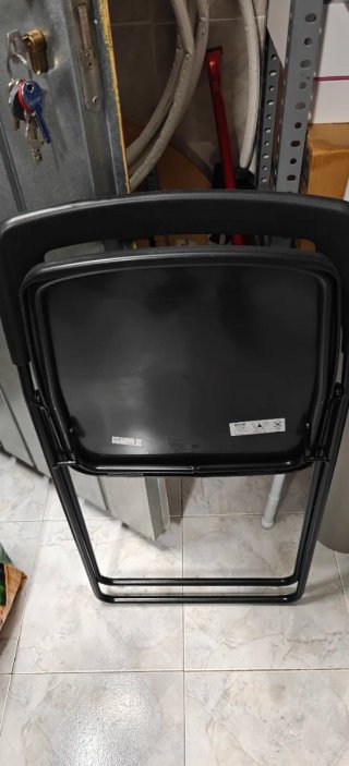 Silla Plegable Ikea Nisse Negra