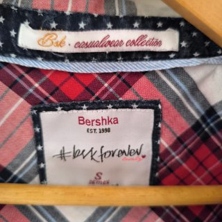 Camisa cuadros Bershka talla S
