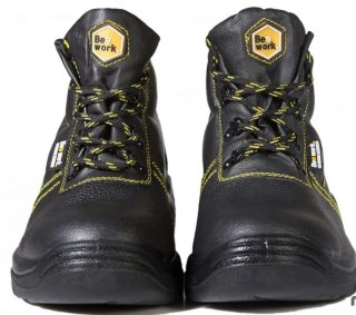 Bota Seguridad Beework Talla 38 Negra/Amarilla