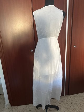 Vestido largo casual con pedrería Talla M