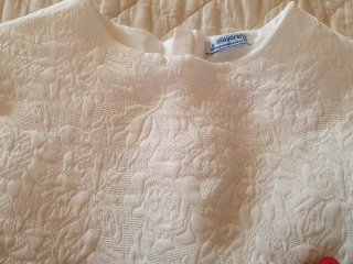 Vestido fiesta blanco con bolero 8 años