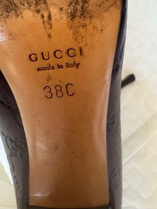 Scarpe col tacco Gucci marroni