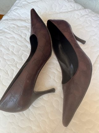 Scarpe col tacco Gucci marroni
