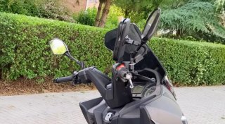 Wottan Storm-S 300 Maxi Scooter Negra/Gris
