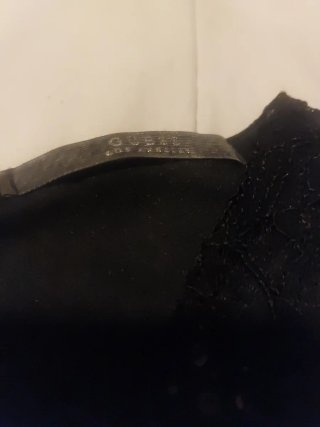 Vestido fiesta Guess lentejuelas negro