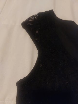 Vestido fiesta Guess lentejuelas negro