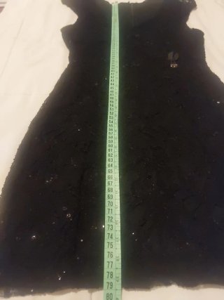 Vestido fiesta Guess lentejuelas negro