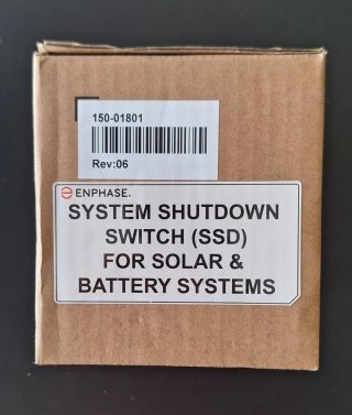 Enphase SSD Interruptor Parada de emergencia Solar