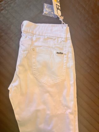Pantalones vaqueros blancos T.42