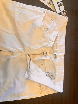 Pantalones vaqueros blancos T.42