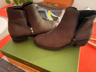 Botines ante mujer marrones