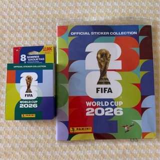 Álbum Panini Mundial 2026 + 8 Sobres