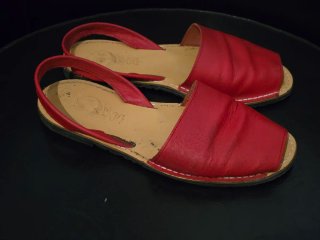 Menorquinas Pons Quintana Talla 40 Rojas