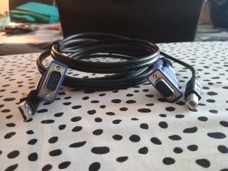 Cable VGA con USB y Cable Impresora