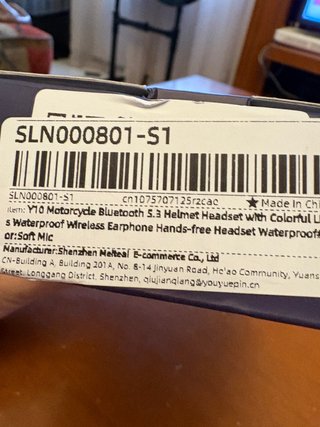 Auriculares Inalámbricos para Casco V10