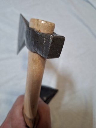 Hacha Bushcraft 35cm + Funda y Grip Cuero