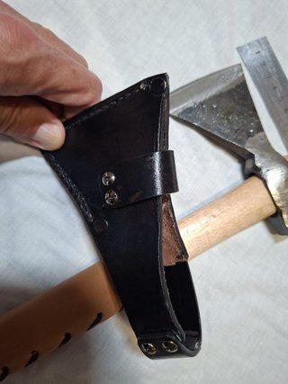Hacha Bushcraft 35cm + Funda y Grip Cuero
