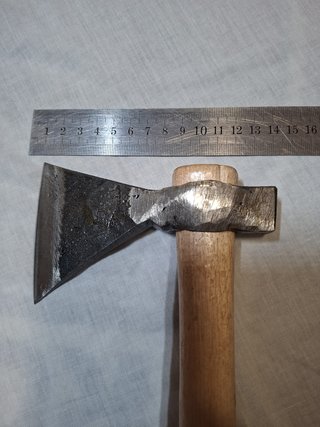 Hacha Bushcraft 35cm + Funda y Grip Cuero