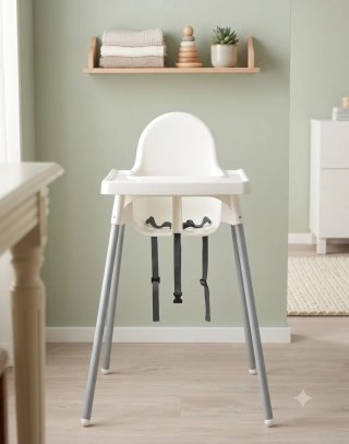 Trona IKEA blanca