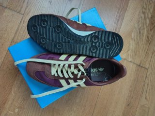 Zapatillas Adidas Marrones y Moradas