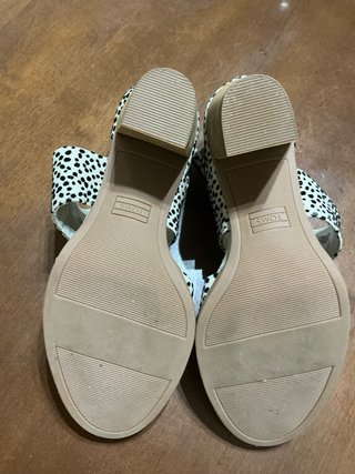 Zapatos TOMS tacón estampado dálmata T.36