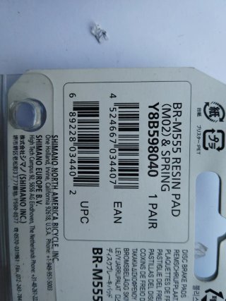 Pack 2 juegos Pastillas Freno Shimano M02