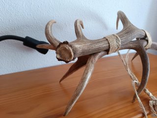 Cuernos Ciervo Resina Decoración