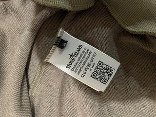 Sudadera Stone Island con cremallera verde oliva