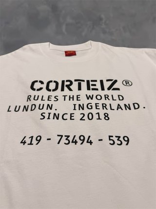 T-shirt Corteiz L nuova