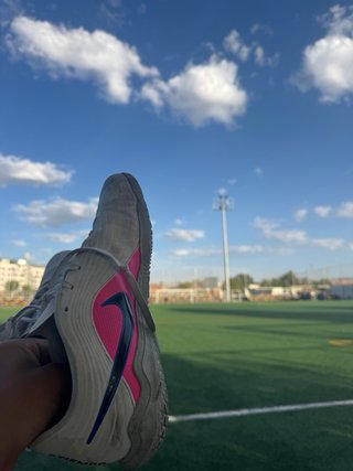 Zapatillas Futsal Nike Blancas y Azules