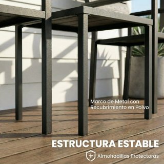 Conjunto Jardín 3 Piezas: 2 Sillas y Mesa
