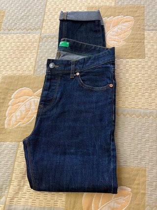 Pantalón Vaquero Benetton Azul Talla 30