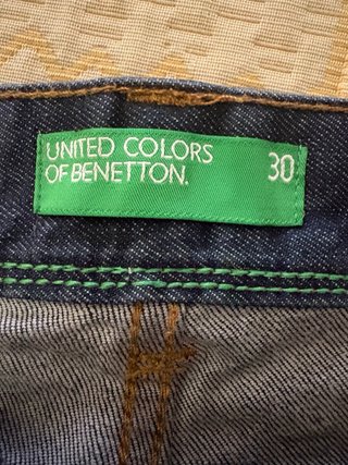 Pantalón Vaquero Benetton Azul Talla 30