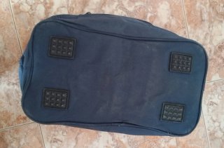 Nevera y cesta comida