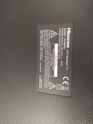 TV Hisense 55 Negro con cables y mando