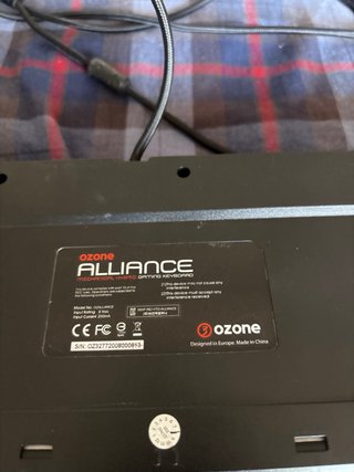 Teclado Gaming Ozone Alliance Negro/Plata