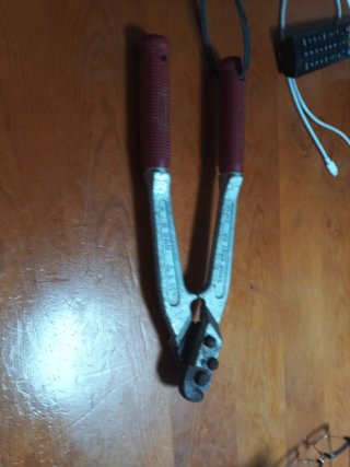 Cizalla Cortacables para Acero y Cobre trenzado