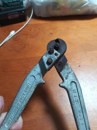 Cizalla Cortacables para Acero y Cobre trenzado
